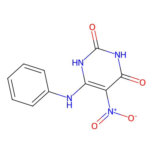 6-Anilino-5-nitropyrimidine-2,4(1H,3H)-dione structure