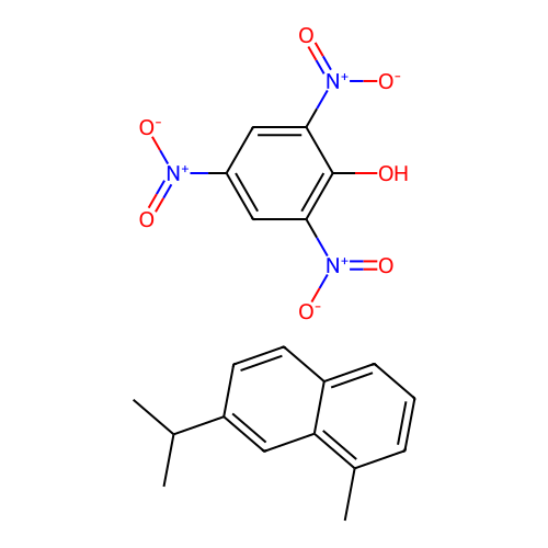 Eudalene, picrate structure