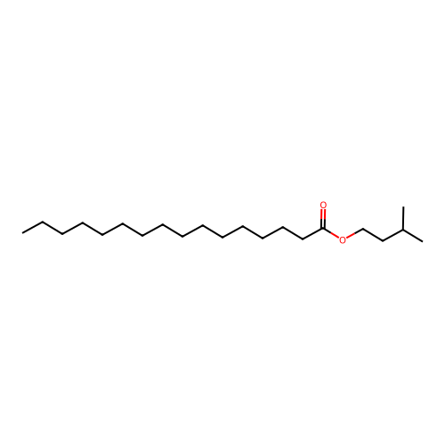 Isoamyl palmitate structure