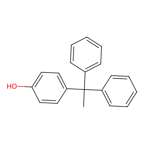 4-(1,1-Diphenylethyl)phenol structure