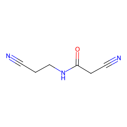 2-cyano-N-(2-cyanoethyl)acetamide structure
