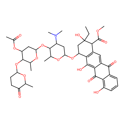 C44H55NO16.1/2H2O structure