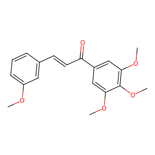 2-Propen-1-one, 3-(3-methoxyphenyl)-1-(3,4,5-trimethoxyphenyl)- structure
