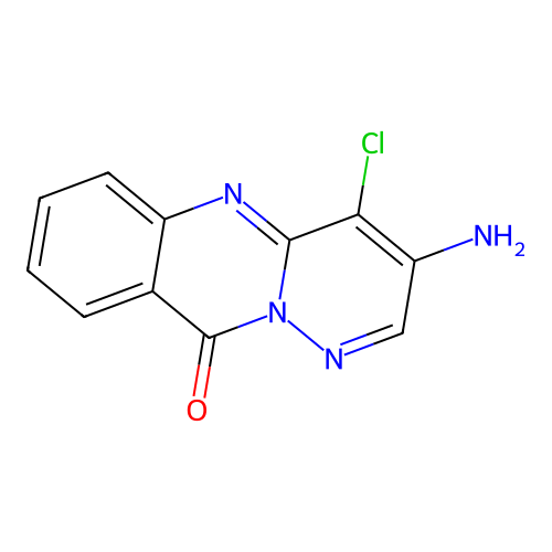 3-amino-4-chloro-10H-pyridazino[6,1-b]quinazolin-10-one structure