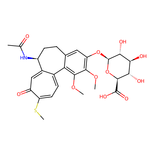3-Demethyl Thiocolchicine 3-O-b-D-Glucuronide structure
