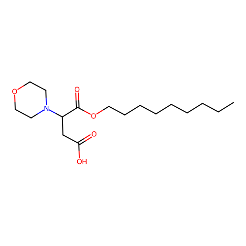 3-Morpholino-4-(nonyloxy)-4-oxobutanoic acid structure