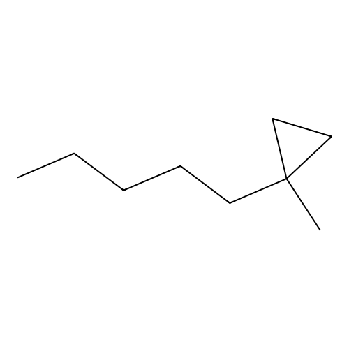 1-Methyl-1-pentyl-cyclopropane structure