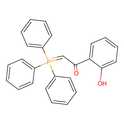 1-(2-Hydroxyphenyl)-2-(triphenyl-lambda~5~-phosphanylidene)ethan-1-one structure