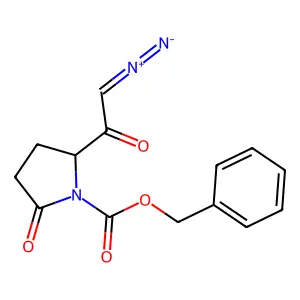 N-苄氧羰基焦谷氨酰重氮甲基酮 structure