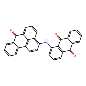 1-((7-Oxo-7H-benz(de)anthracen-3-yl)amino)-9,10-anthracenedione structure