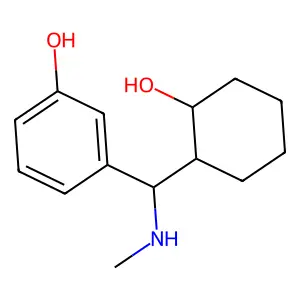Phenol, 3-((2-hydroxycyclohexyl)(methylamino)methyl)-, (1alpha(R*),2alpha)- structure