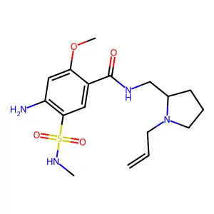 Alpiropride structure
