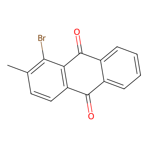 1-Bromo-2-methylanthracene-9,10-dione structure