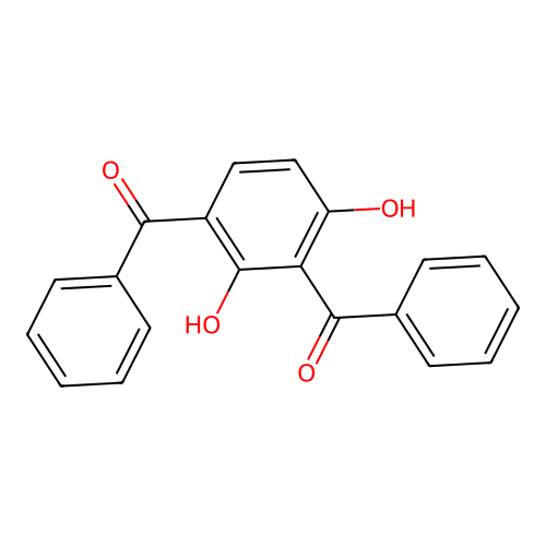 2,4-Dibenzoylresorcinol structure