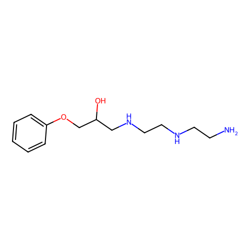 1-((2-((2-Aminoethyl)amino)ethyl)amino)-3-phenoxypropan-2-ol structure