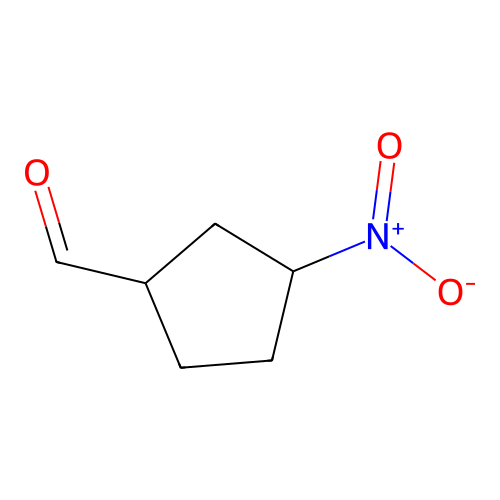 3-Nitrocyclopentane-1-carbaldehyde structure