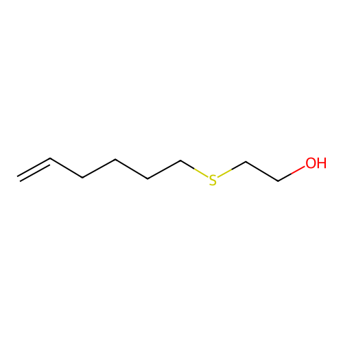 2-(5-Hexenylthio)ethanol structure