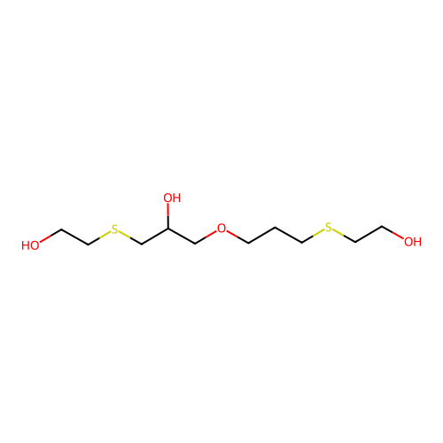 1-((2-Hydroxyethyl)thio)-3-(3-((2-hydroxyethyl)thio)propoxy)propan-2-ol structure
