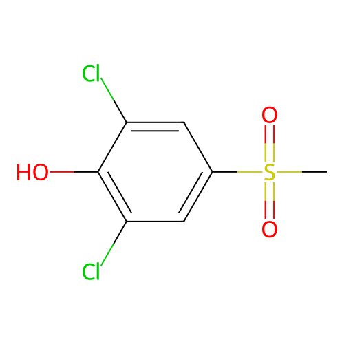 2,6-Dichloro-4-(methylsulfonyl)phenol structure