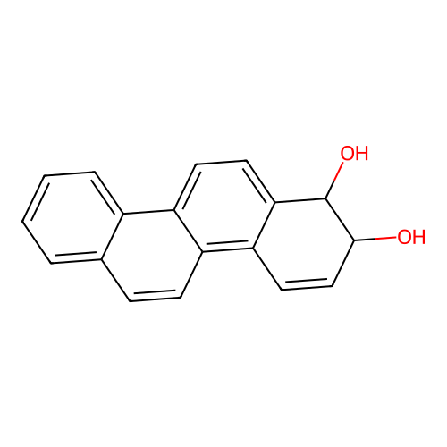 Chrysene-1,2-dihydrodiol structure