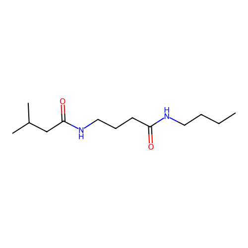 Butanamide, N-(4-(butylamino)-4-oxobutyl)-3-methyl- structure