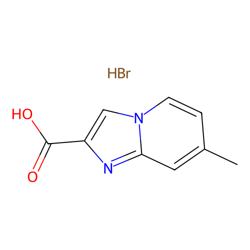 7-Methylimidazo[1,2-a]pyridine-2-carboxylic acid hydrobromide structure