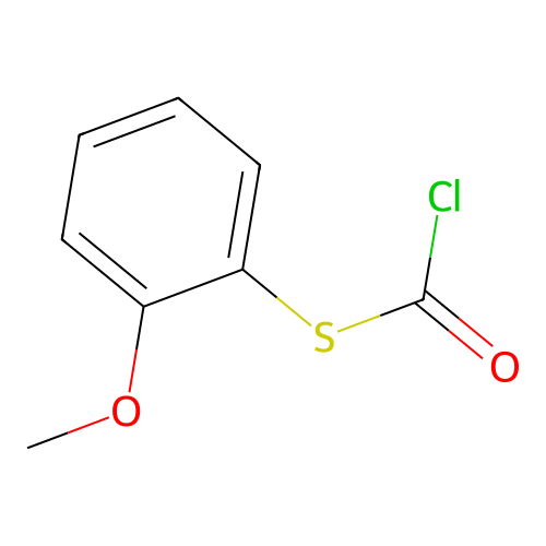[(2-Methoxyphenyl)sulfanyl]carbonyl chloride structure