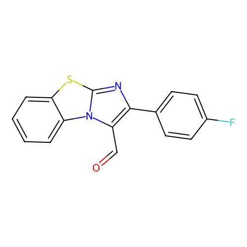 2-(4-Fluorophenyl)imidazo[2,1-b][1,3]benzothiazole-3-carbaldehyde structure