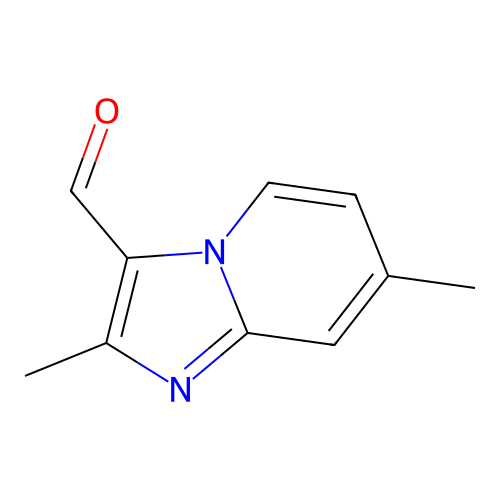 2,7-Dimethylimidazo[1,2-a]pyridine-3-carbaldehyde structure