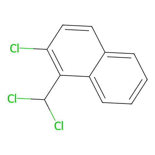 2-Chloro-1-(dichloromethyl)naphthalene structure
