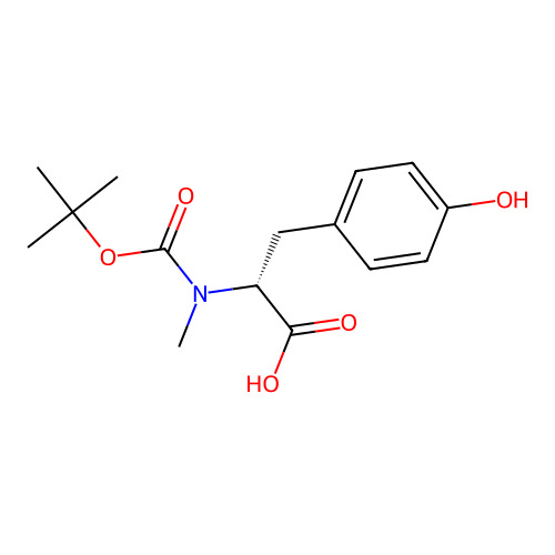 N-Boc-N-methyl-D-tyrosine structure