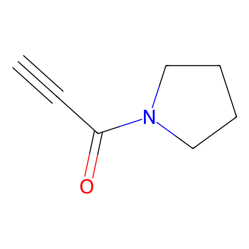 1-Propioloylpyrrolidine structure