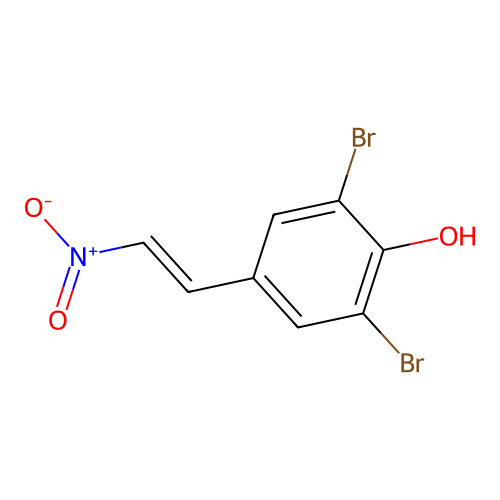 2,6-Dibromo-4-(2-nitroethenyl)phenol structure