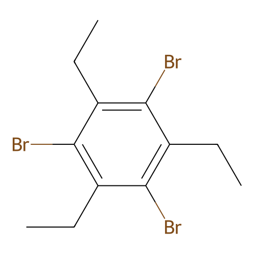 1,3,5-Tribromo-2,4,6-triethylbenzene structure
