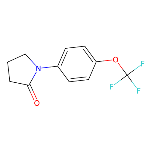 1-[4-(Trifluoromethoxy)phenyl]pyrrolidin-2-one structure