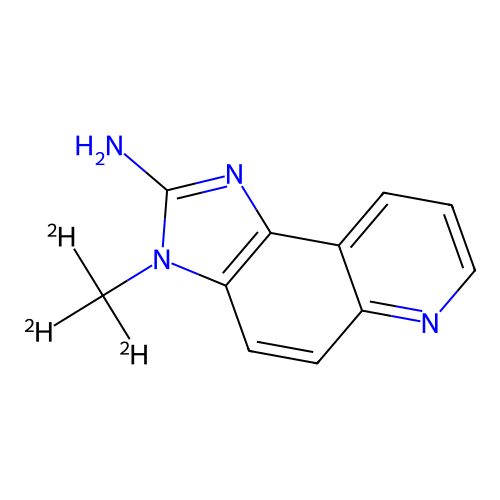 3H-Imidazo(4,5-f)quinolin-2-amine, 3-(methyl-d3)- structure