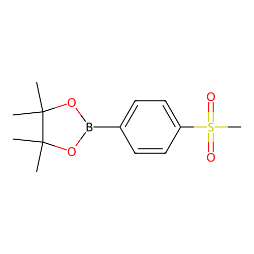 2-(4-Methanesulfonylphenyl)-4,4,5,5-tetramethyl-1,3,2-dioxaborolane structure