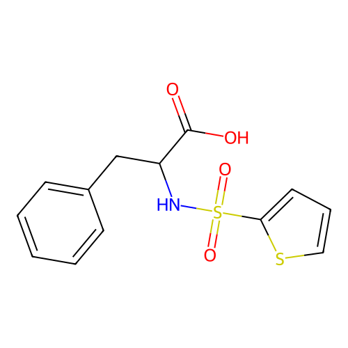 3-Phenyl-2-(thiophene-2-sulfonylamino)-propionic acid structure