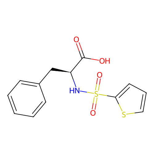 N-(2-Thienylsulfonyl)-L-phenylalanine structure
