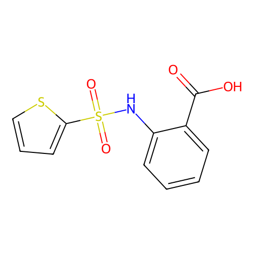 2-(Thiophene-2-sulfonylamino)-benzoic acid structure