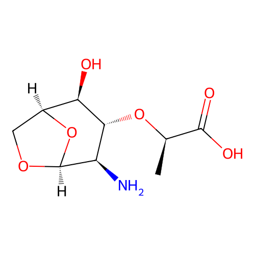 1,6-Anhydromuramic acid structure
