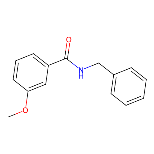 N-benzyl-3-methoxybenzamide structure