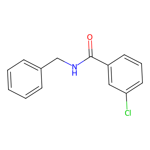 N-benzyl-3-chlorobenzamide structure