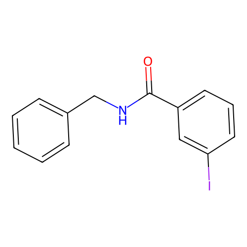 3-Iodo-N-(phenylmethyl)benzamide structure