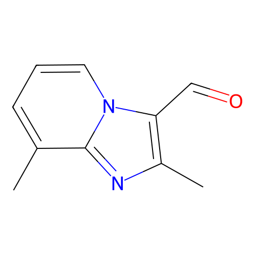2,8-Dimethylimidazo[1,2-a]pyridine-3-carbaldehyde structure