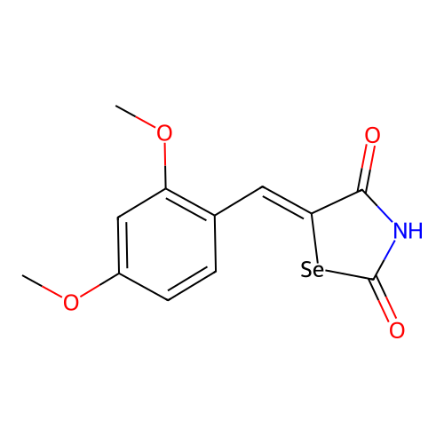 5-[(2,4-Dimethoxyphenyl)methylidene]-1,3-selenazolidine-2,4-dione structure