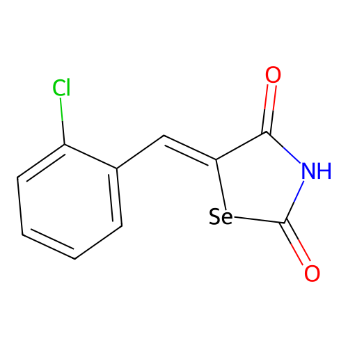 5-[(2-Chlorophenyl)methylidene]-1,3-selenazolidine-2,4-dione structure