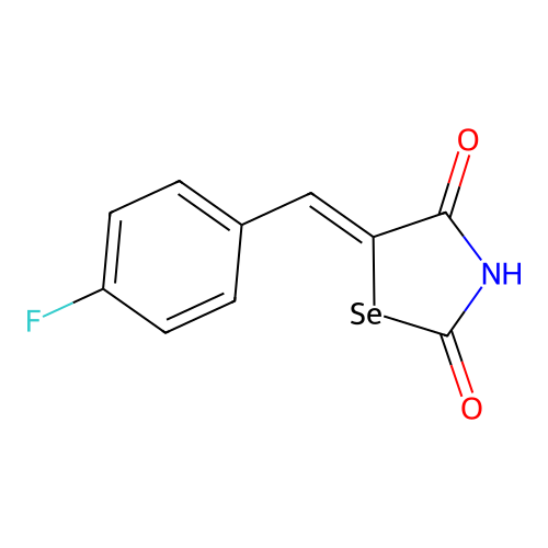 5-[(4-Fluorophenyl)methylidene]-1,3-selenazolidine-2,4-dione structure