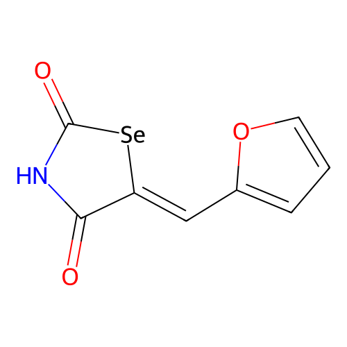 5-(Furan-2-ylmethylidene)-1,3-selenazolidine-2,4-dione structure