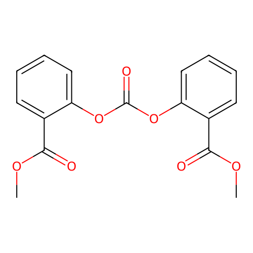 Methyl 2-(2-methoxycarbonylphenoxy)carbonyloxybenzoate structure